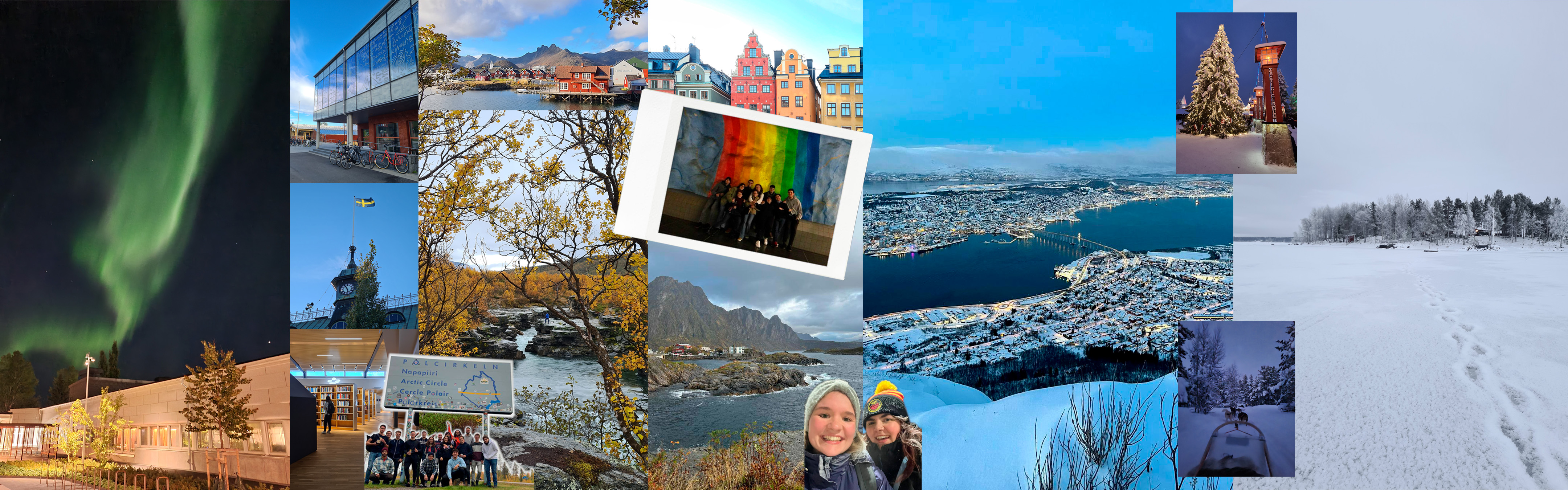 Colleage foto scattate in mobiltà Erasmus in Svezia