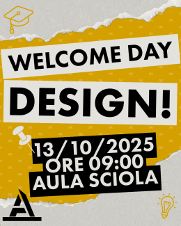 Welcome day matricole in Design