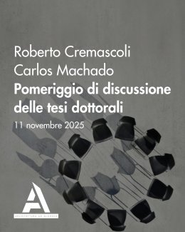 Locandina dell'evento Pomeriggio di discussione delle tesi dottorali