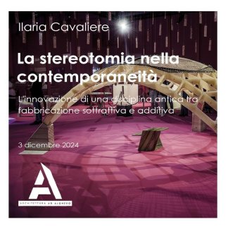Locandina dell'evento La stereotomia nella contemporaneità