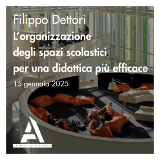 Locandina dell'evento L’organizzazione degli spazi scolastici per una didattica più efficace