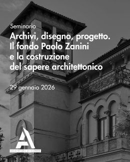 Locandina dell'evento Archivi, disegno, progetto. 